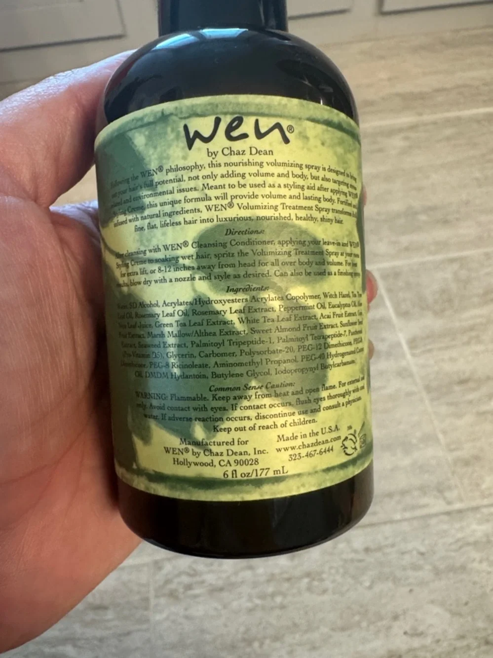 Wen Tea Tree Volumizing Treatment Spray